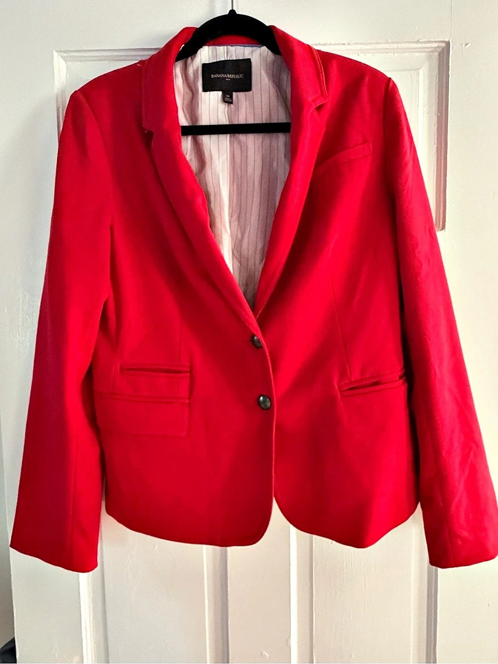 New York & Company Red Blazer Size 14 Like New